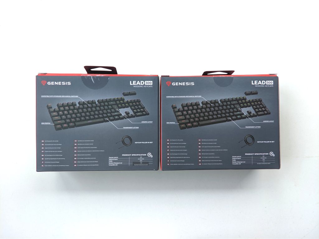 Recenzja Genesis Lead 300 Modding Keycaps